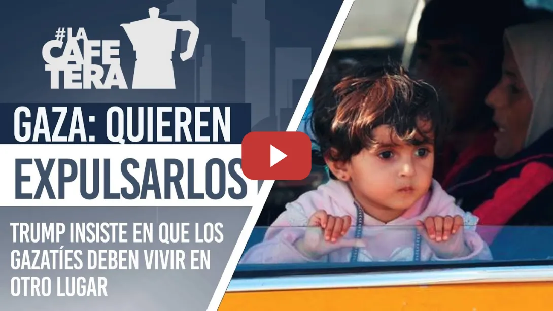 Embedded thumbnail for TRUMP DICE QUE LOS PALESTINOS SE TENDRÁN QUE IR DE GAZA