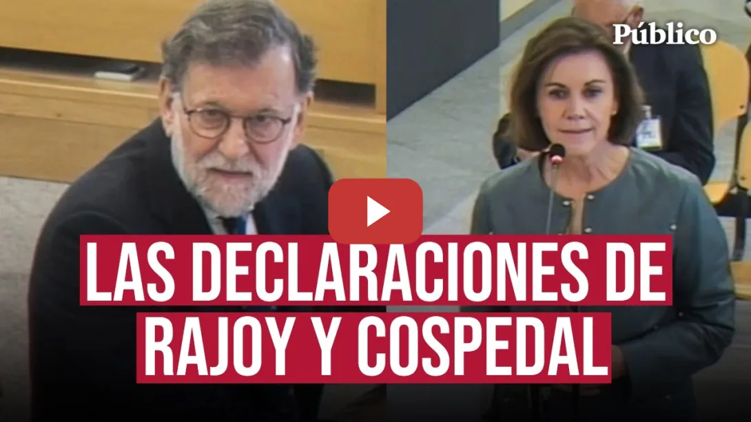 Embedded thumbnail for Así han sido las declaraciones ÍNTEGRAS de RAJOY y COSPEDAL en el juicio del CASO KITCHEN