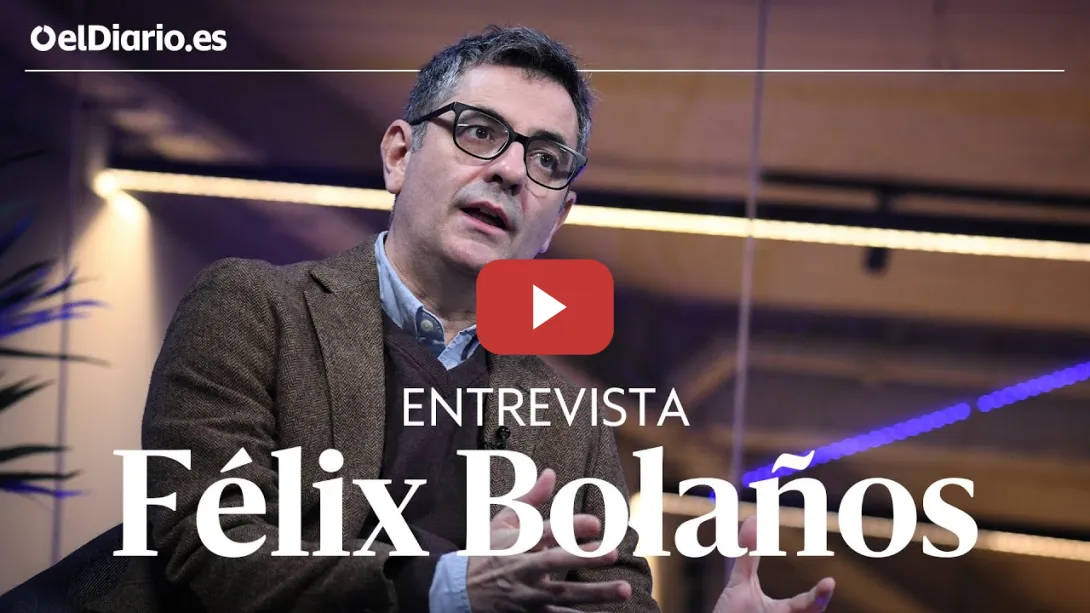 Embedded thumbnail for Entrevista a FÉLIX BOLAÑOS: &quot;El PP es beneficiario y financiador del ciclo del bulo&quot;