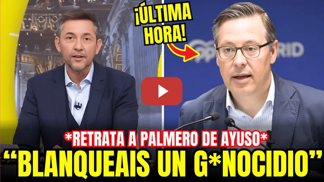 Embedded thumbnail for 🔥 ¡G*NOCIDAS! Javier Ruiz DEJA sin PALABRAS al PALMERO de Ayuso por su APOYO a ISRAEL