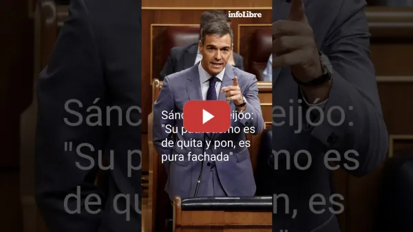 Embedded thumbnail for Sánchez, a Feijóo: "Su patriotismo es de quita y pon, es pura fachada"