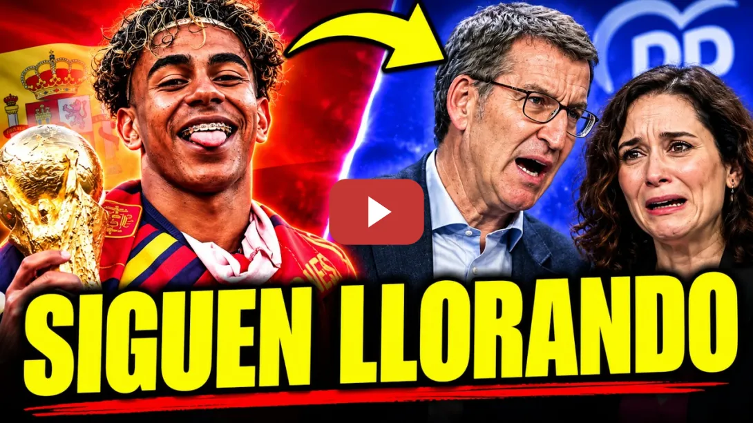 Embedded thumbnail for ¡ES PATETICO! LA DERECHA RABIANDO PORQUE QUERÍAN QUE ESPAÑA PERDIERA