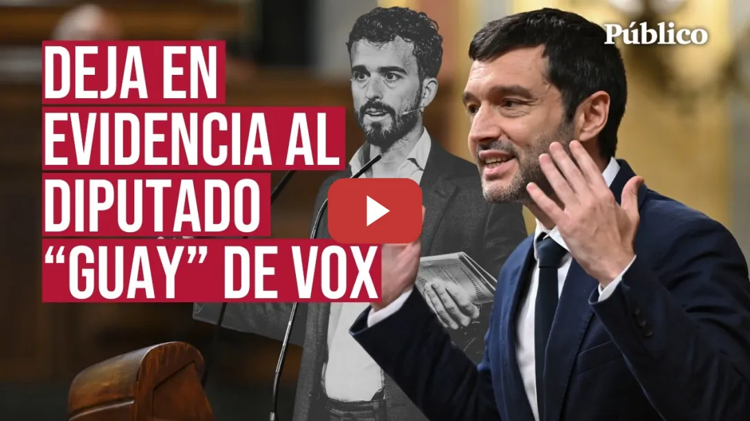 Embedded thumbnail for Así fue el aplaudido discurso de PABLO BUSTINDUY contra la hipocresía de VOX: "BLA, BLA, BLA"