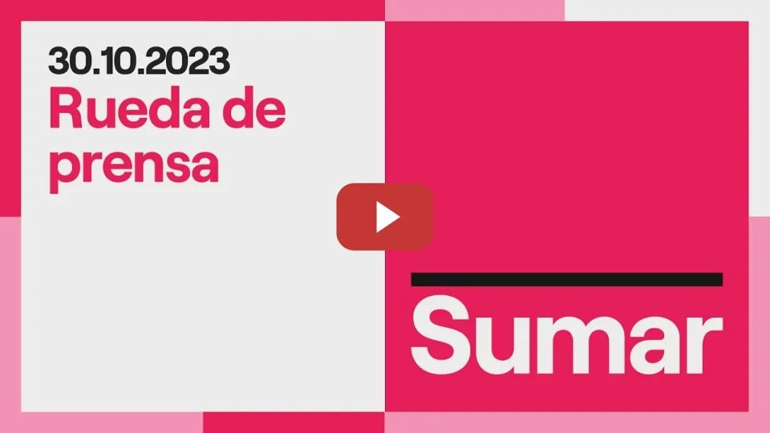 Embedded thumbnail for Rueda de prensa de Ernest Urtasun. 30 de octubre de 2023