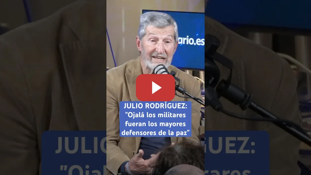 Embedded thumbnail for 🎙️JULIO RODRÍGUEZ: &quot;Ojalá los #militares fueran los mayores defensores de la paz&quot; #ejercito #shorts