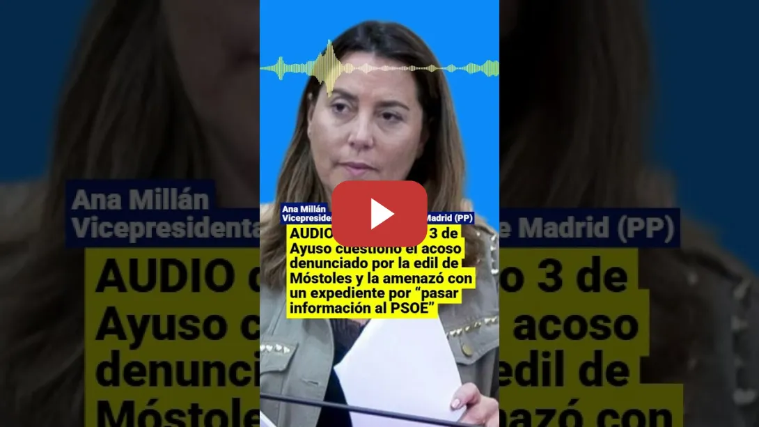 Embedded thumbnail for Así solucionan los temas de acoso sexual el PP de Ayuso SON UNA MAFIA