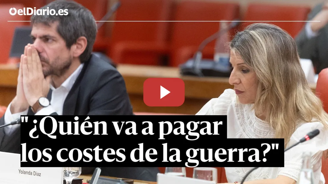 Embedded thumbnail for Sumar eleva las críticas al PSOE, el PP y la UE: "¿Quién va a pagar los costes de la guerra?"