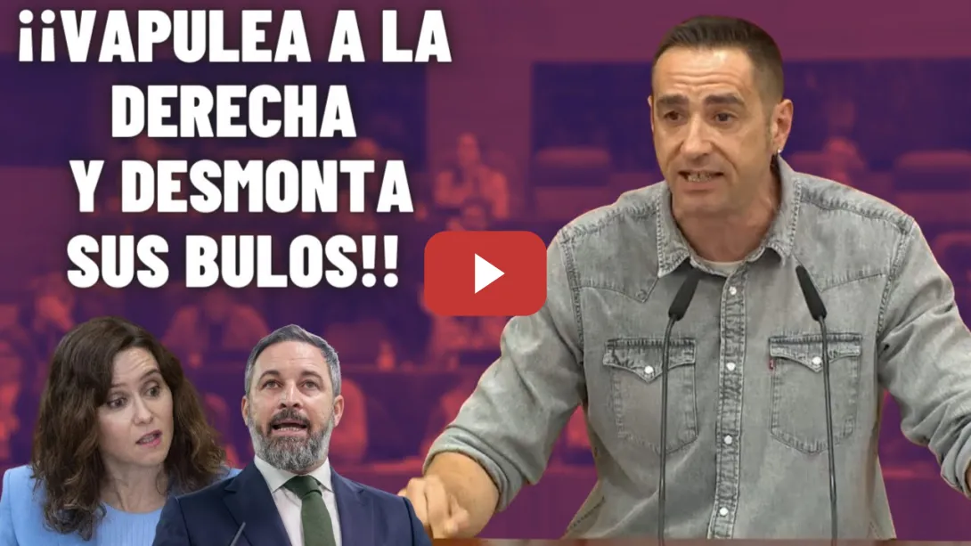 Embedded thumbnail for 💥¡¡BOOM!! 💥EMILIO DELGADO ⚡REVIENTA al PP de AYUSO y a VOX!!