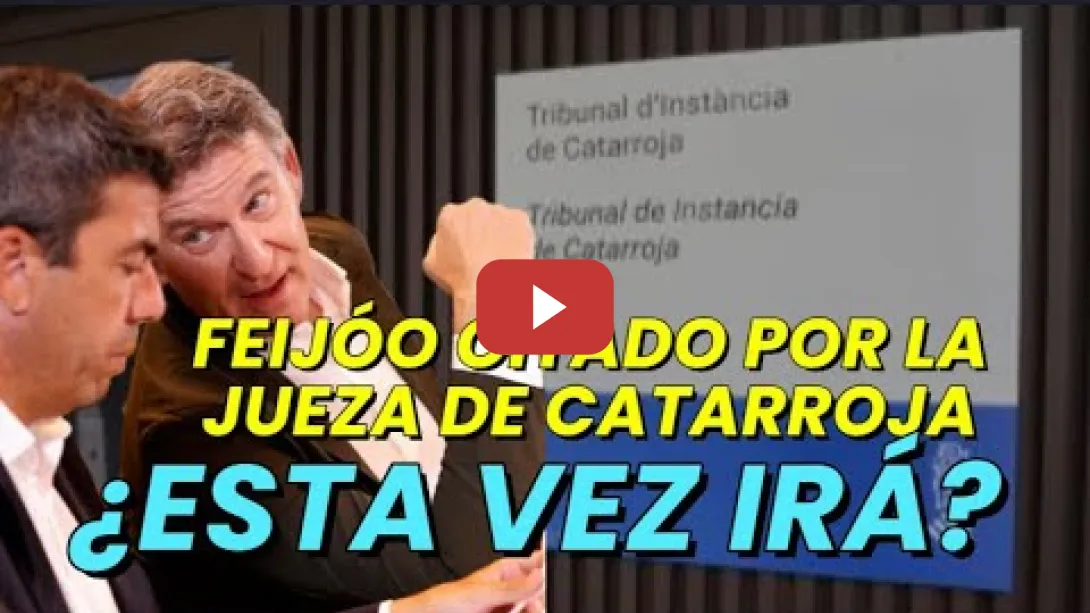 Embedded thumbnail for Feijóo es citado a declarar ante la Jueza para saber que información tenia de Carlos Mazón el 29-Oct