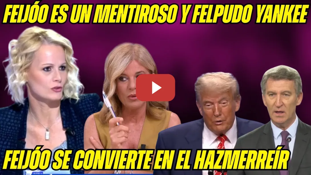 Embedded thumbnail for ¡TIRÓN OREJAS a FEIJÓO! Palomera y Cantera le DESMIENTEN ¡SÁNCHEZ NO FIRMÓ NADA! FELPUDOS de TRUMP!