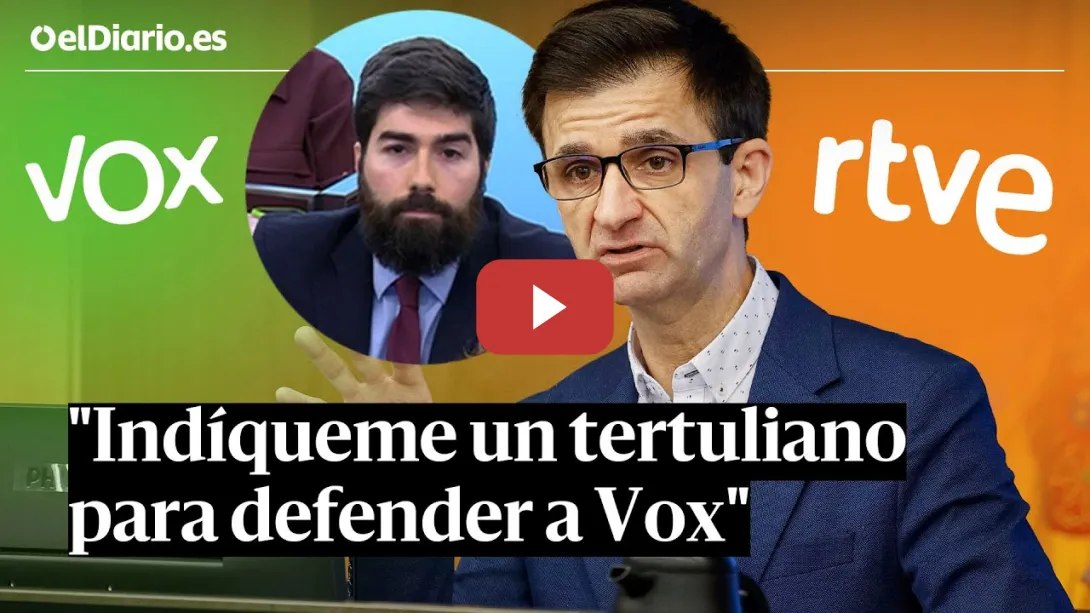 Embedded thumbnail for El presidente de RTVE ironiza con VOX: &quot;Indíqueme un tertuliano para defender sus opiniones&quot;