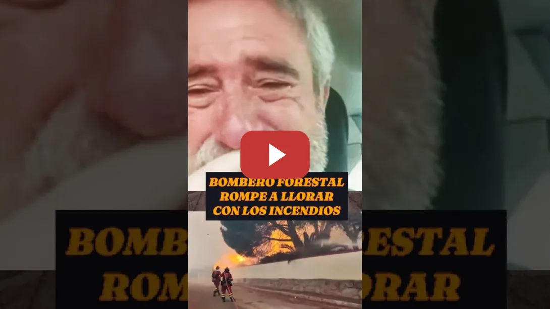 Embedded thumbnail for Bombero Forestal rompe a llorar por los incendios