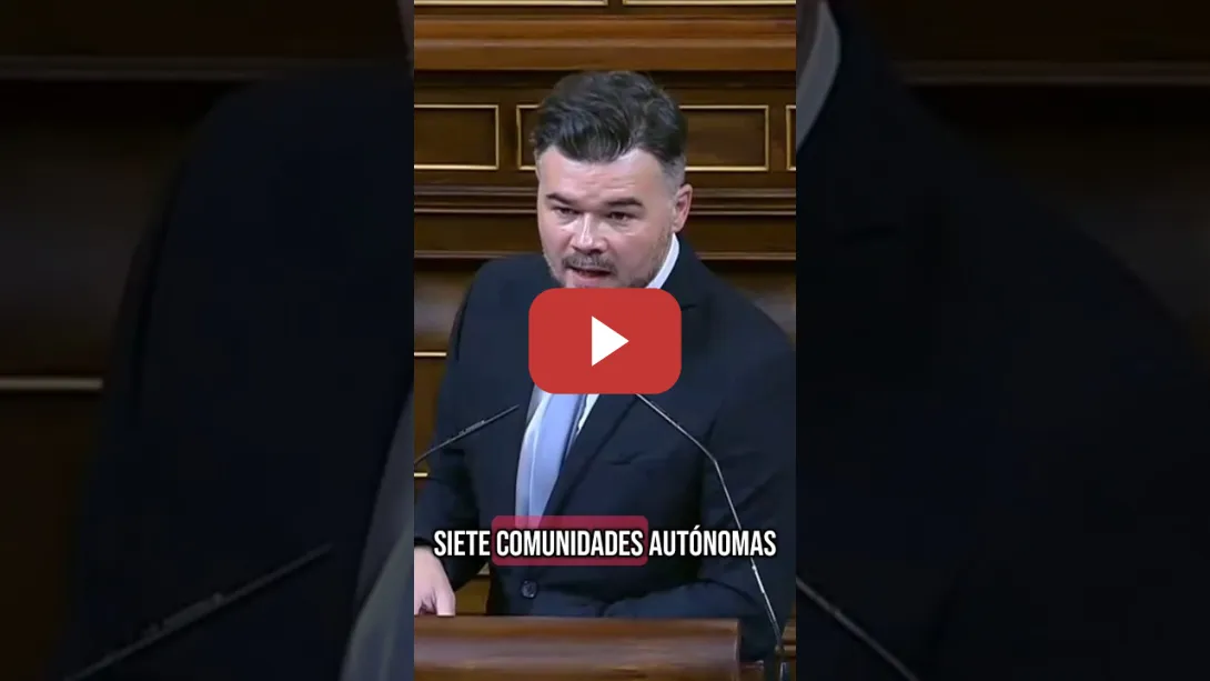 Embedded thumbnail for Gabriel Rufián recuerda cómo Ayuso y Mazón dieron las competencias al gobierno en el apagón