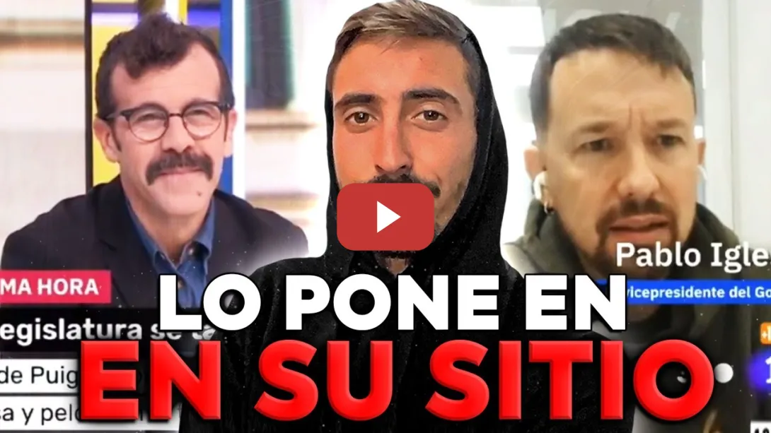 Embedded thumbnail for Pablo Iglesias deja en ridículo a un periodista de "El Español" en directo en TVE | EN LA DIANA