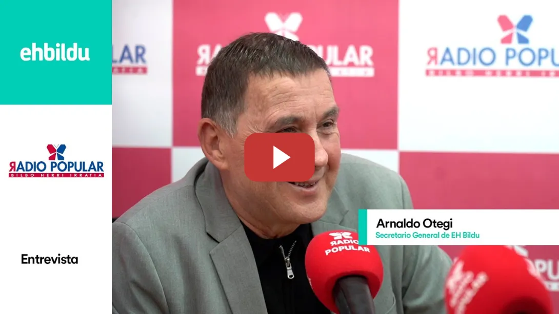 Embedded thumbnail for Entrevista | ARNALDO OTEGI en Radio Popular