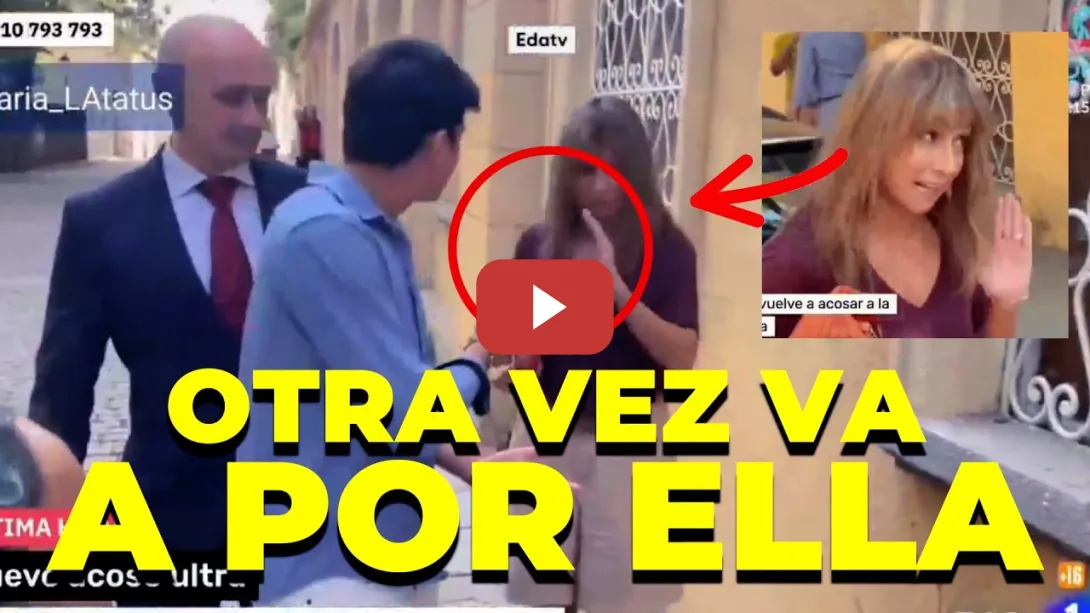 Embedded thumbnail for 💣 BOMBAZO | Ana Pardo de Vera denunciará a Vito Quiles tras un nuevo episodio de acoso