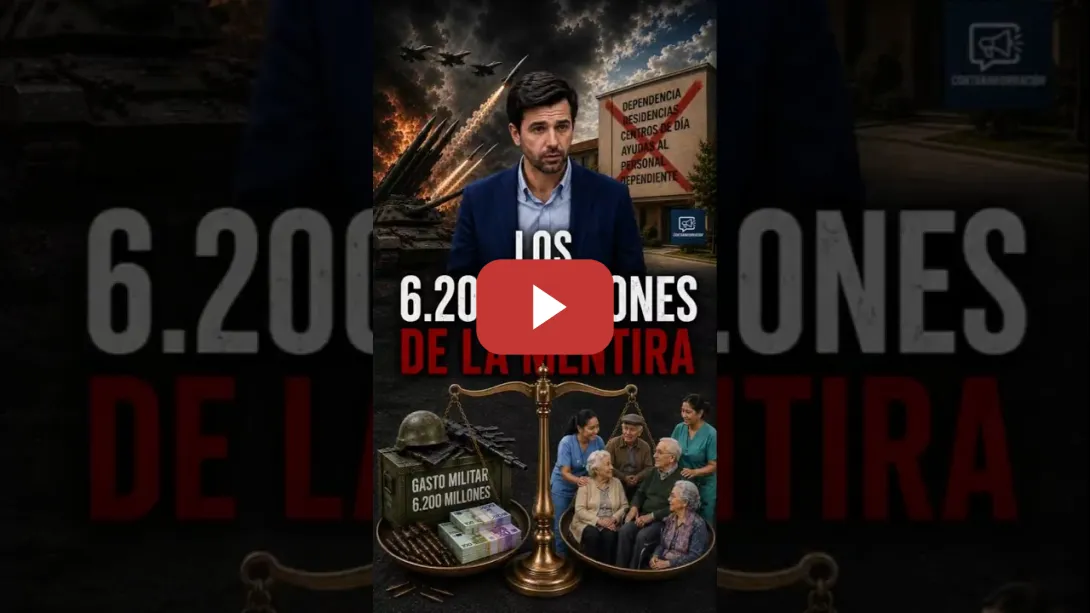 Embedded thumbnail for PODEMOS DESMONTA AL GOBIERNO  💣 Los 6.200 millones de dependencia van a la guerra