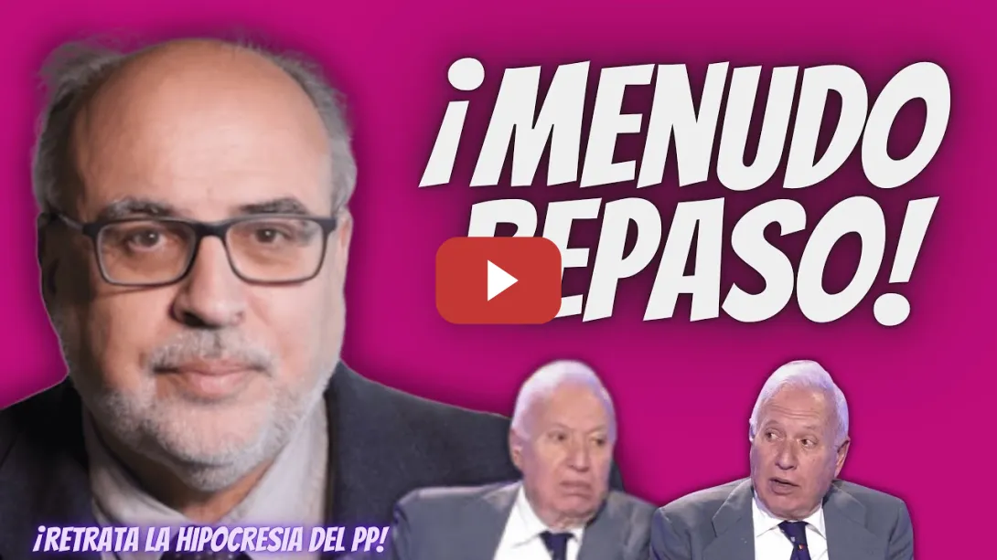 Embedded thumbnail for Enric Juliana  “RETRATA la HIPOCRESÍA” de García Margallo y del PP - ¡ZASCA FINAL en la BOCA!