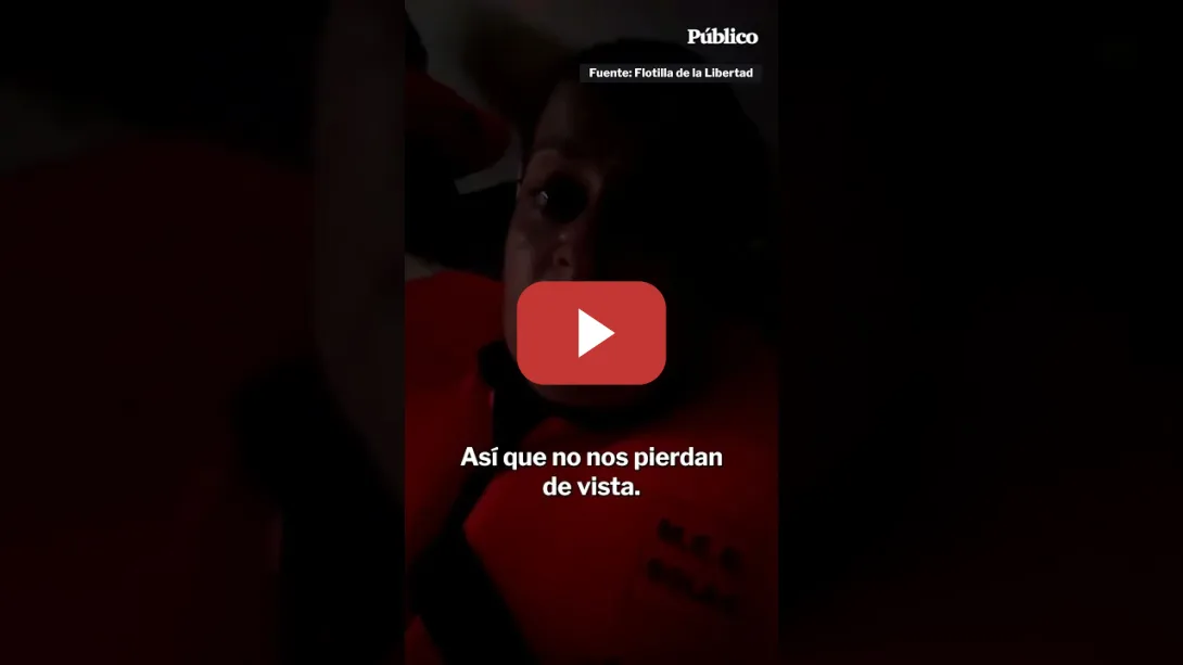 Embedded thumbnail for La Flotilla de la Libertad denuncia que estaban lanzando sustancias químicas contra el barco