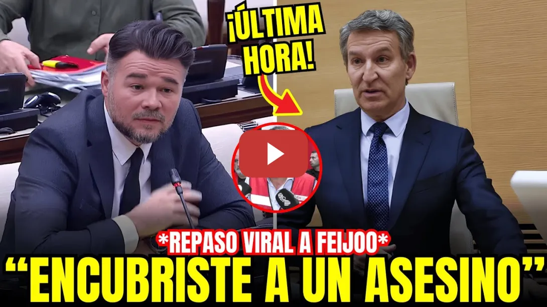 Embedded thumbnail for 🔥 GABRIEL RUFIAN ACORRALA A FEIJOO EN LA COMISIÓN DE INVESTIGACIÓN POR SUS MENSAJES CON MAZON