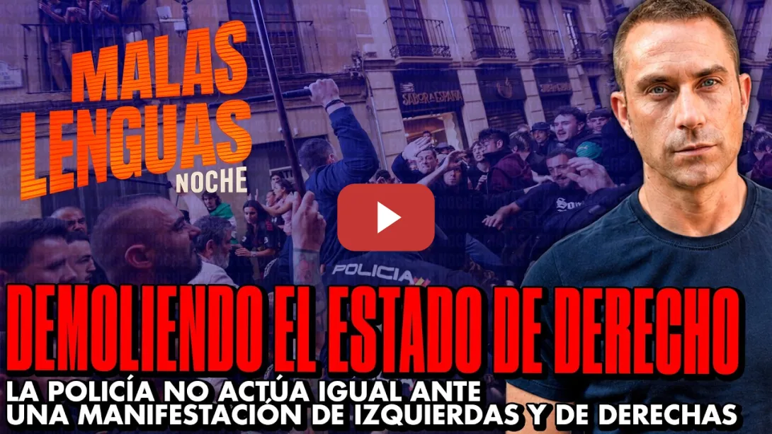 Embedded thumbnail for Perseguir antifascistas e impunidad para la ultraderecha: ASÍ SE DESTRUYE EL ESTADO DE DERECHO