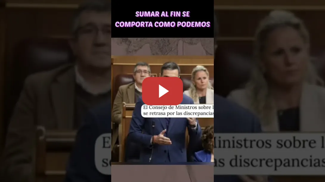 Embedded thumbnail for Sumar empieza a negociar como Unidas Podemos mientras esperamos las medidas conservadoras del PsoE