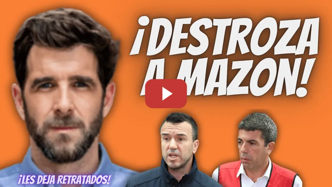 Embedded thumbnail for Gonzo “DESTROZA” a Carlos Mazon y RETRATA la INCOMPETENCIA de la Generalitat en la DANA