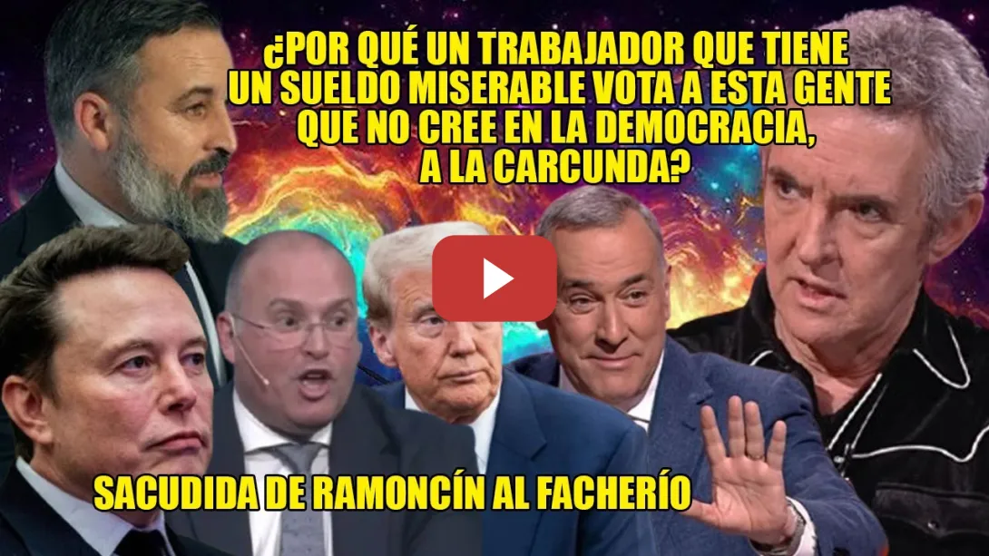 Embedded thumbnail for Igualdad y Karl Marx🔥Ramoncín SACUDE a Tellado,TOREROS y FACHAS🔥Q pasa PARA q un VALLECANO les vote