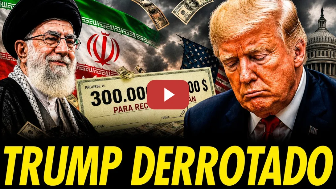 Embedded thumbnail for TRUMP CAPITULA ANTE IRÁN: PAGARÁ 300.000 MILLONES DE DÓLARES PARA RECONSTRUIRLA
