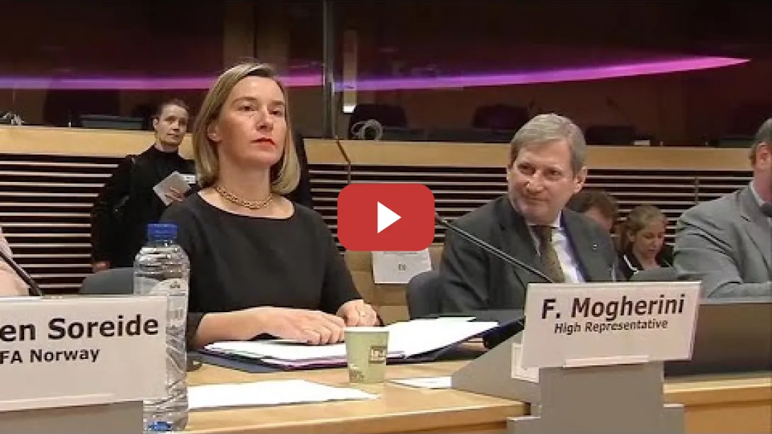 Embedded thumbnail for La exjefa de la diplomacia de la UE Federica Mogherini, imputada por corrupción