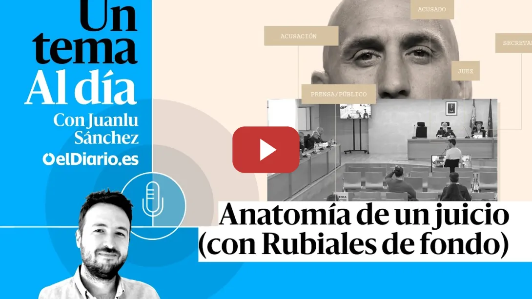 Embedded thumbnail for 🎙 PODCAST | Anatomía de un juicio (con Rubiales de fondo) · UN TEMA AL DÍA
