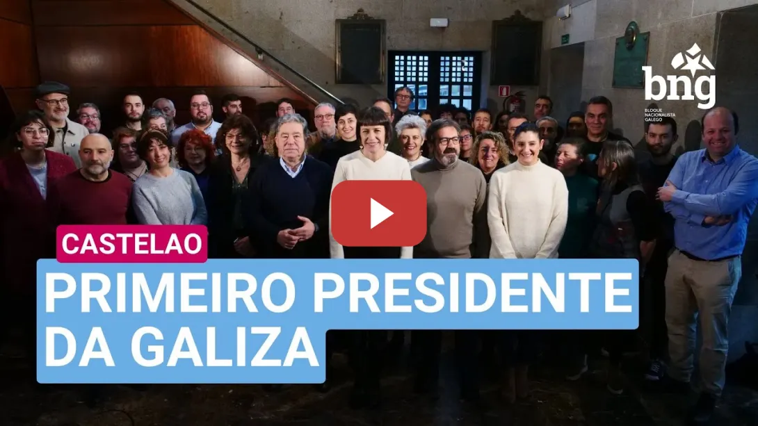 Embedded thumbnail for BNG levará ao Parlamento nomear Castelao 1º presidente da Galiza