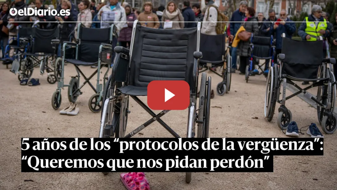 Embedded thumbnail for 5 años de los &quot;PROTOCOLOS DE LA VERGÜENZA&quot; de AYUSO y los familiares piden JUSTICIA y REPARACIÓN
