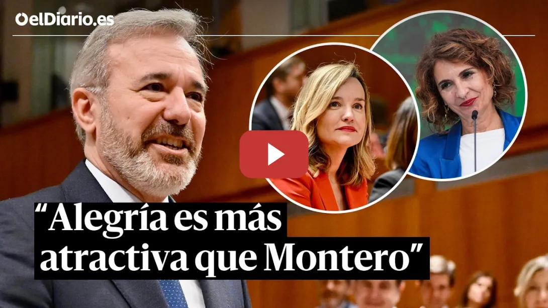 Embedded thumbnail for Azcón dice que Pilar Alegría es “más atractiva” que María Jesús Montero