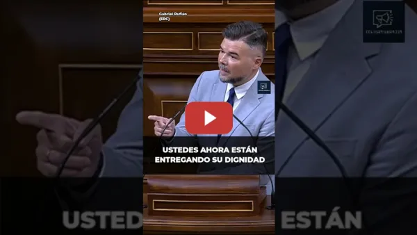 Embedded thumbnail for RUFIÁN: "Señorías, han atacado a su país. Esto es un ataque. Díganlo, no pasa nada... O si?