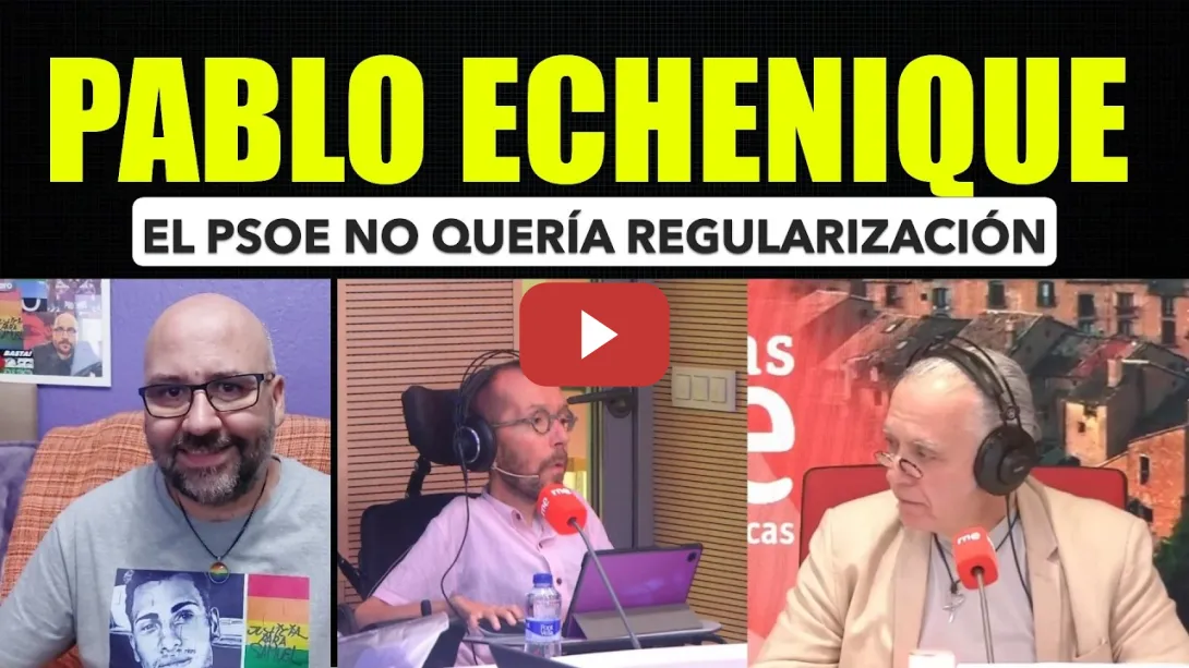 Embedded thumbnail for Pablo Echenique apunta que el PSOE no quiso la regularización de migrantes, otro cambio de opinión.