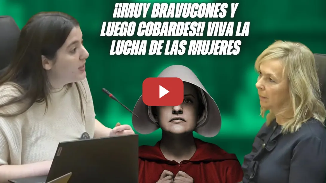 Embedded thumbnail for ¡¡BRAAAVA!! 👏 Olaya Suárez PLANTA CARA a VOX &quot;¡Somos LIBRES! Viva la LUCHA de las MUJERES&quot;