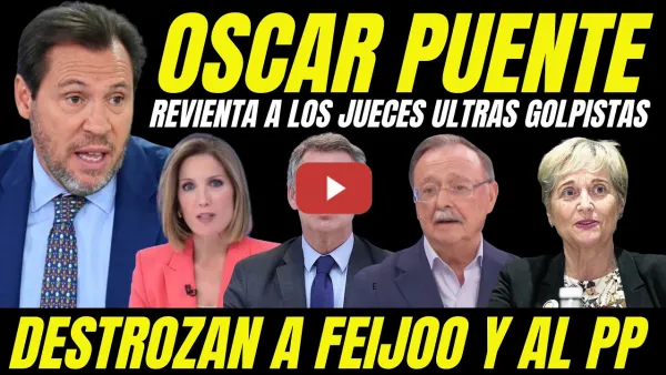 Embedded thumbnail for SILVIA INTXAURRONDO ENTREVISTA A ÓSCAR PUENTE Y REVIENTAN A FEIJÓO Y JUECES ULTRAS TRIBUNAL SUPREMO