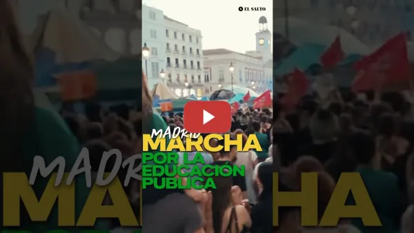 Embedded thumbnail for Marcha por la educación pública en Madrid