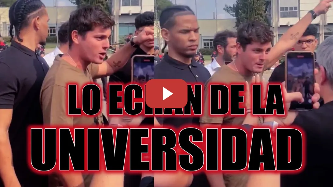 Embedded thumbnail for Vito Quiles es expulsado por los estudiantes de la Universidad Autónoma de Barcelona