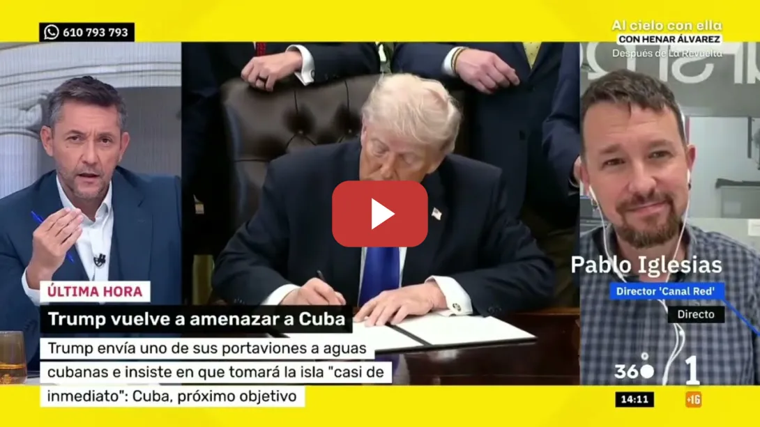 Embedded thumbnail for En TVE hablando de la EXCLUSIVA: #HondurasGate que implica a Trump y Netanyahu