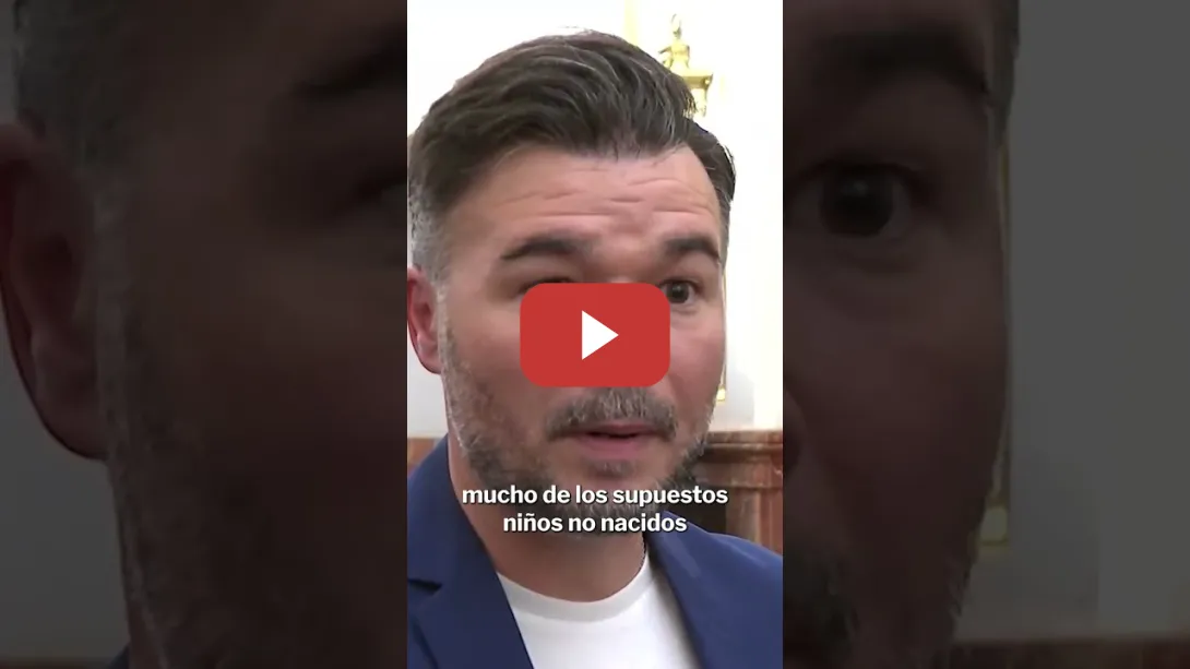 Embedded thumbnail for La dura crítica de Rufián a PP y Vox por su postura sobre el aborto