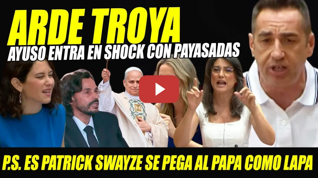 Embedded thumbnail for ARDE TROYA EN LA ASAMBLEA Y NO HAY AIRE QUE LO APAGUE SI NO LOS VENDE EL NOVIO DE AYUSO DE QUIRÓN