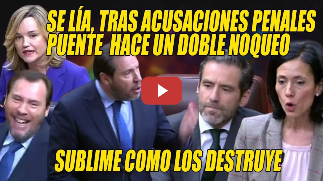 Embedded thumbnail for BRONCA💥Puente SE ENZARZA con Borja Sémper al q LLAMA COBARDE y REVELA una CORRUPTELA de dip. del PP