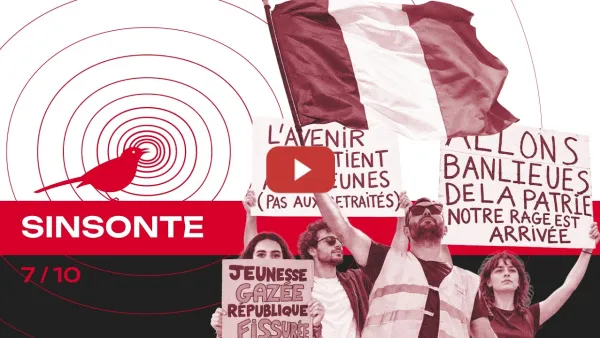 Embedded thumbnail for Estudiantes ponen en jaque a Francia / Gaza resiste 3 años de devastación | SINSONTE 2x47