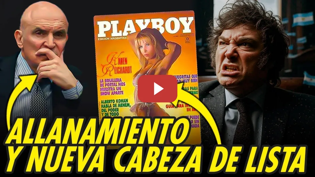 Embedded thumbnail for DESASTRE PARA MILEI: ALLANAMIENTOS POR CASO ESPERT  Y QUEDA DE Nº1 LA CHICA PLAYBOY