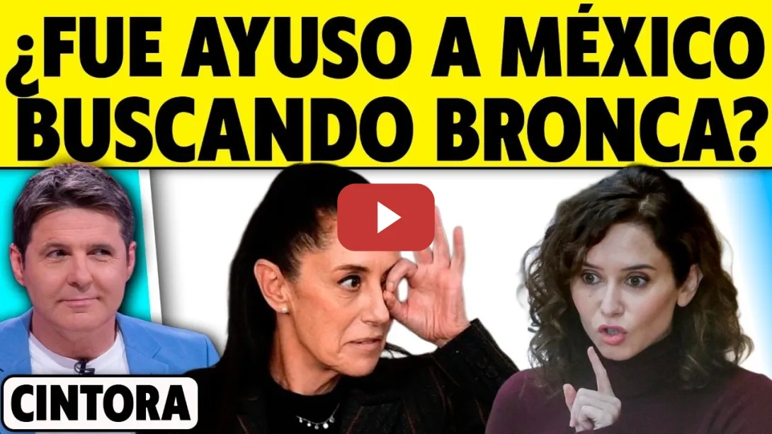 Embedded thumbnail for ¿A QUÉ FUE AYUSO A MÉXICO? ¿CUÁNTO HA COSTADO EL VIAJE?