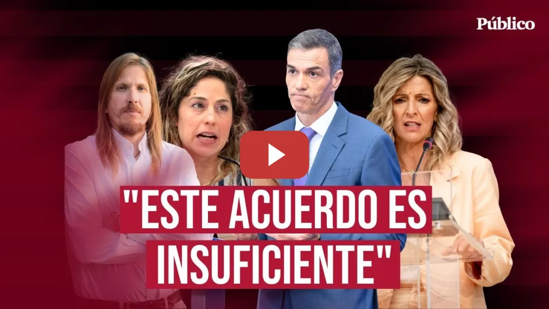 Embedded thumbnail for Podemos: &quot;Es un paso insuficiente que busca titulares&quot;