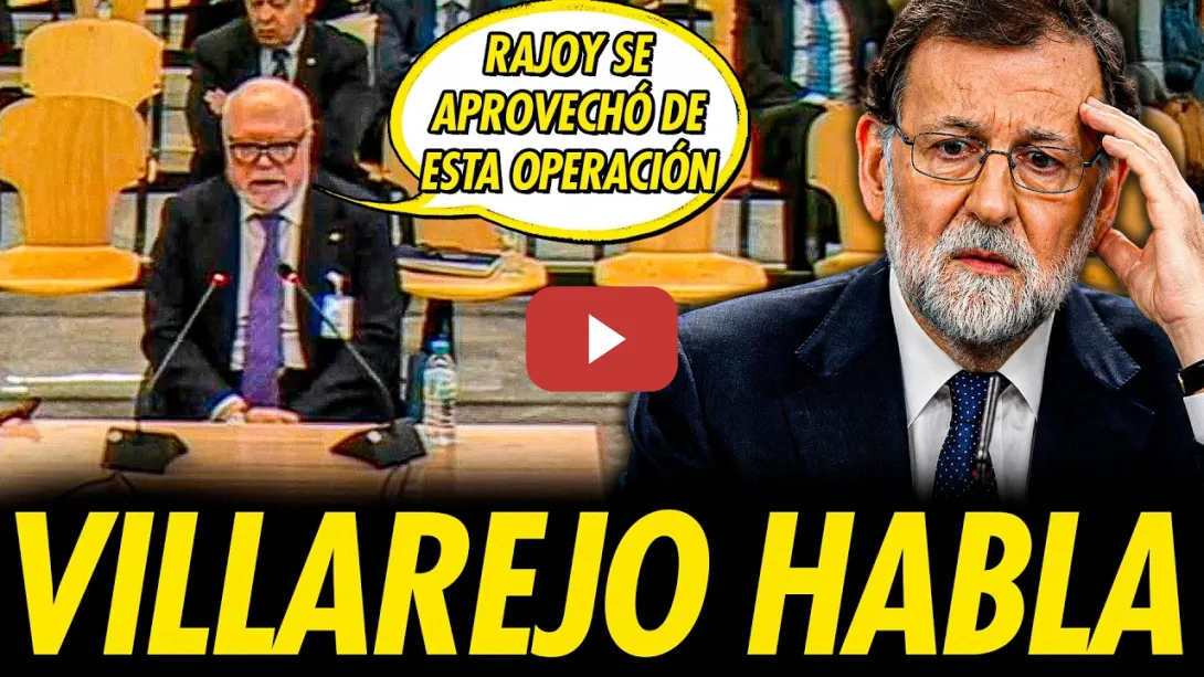 Embedded thumbnail for VILLAREJO DECLARA CONTRA M. RAJOY EN EL JUICIO DE LA KITCHEN