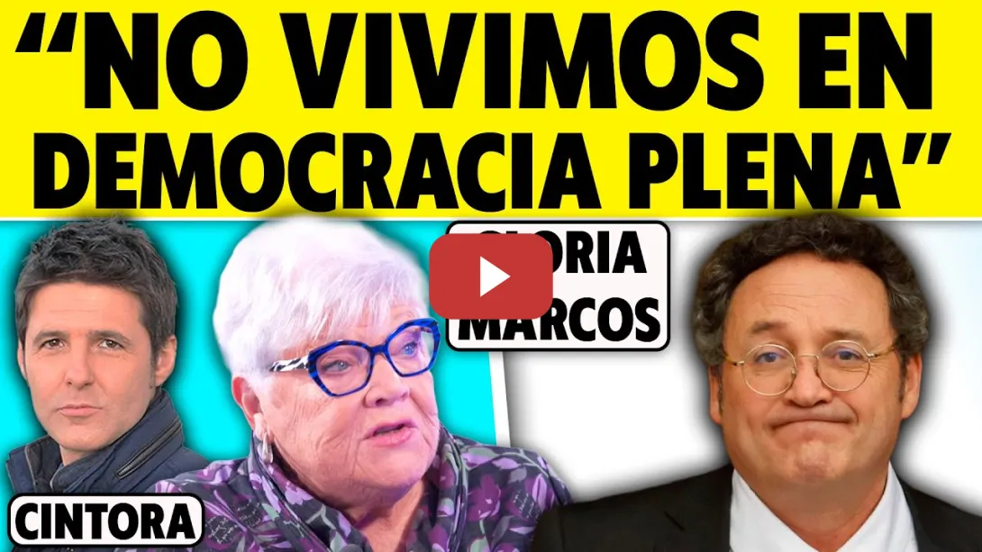 Embedded thumbnail for &quot;ME PREOCUPA EL PAÍS QUE VAMOS A DEJAR&quot;. GLORIA MARCOS OPINA SOBRE LA CONDENA AL FISCAL GENERAL